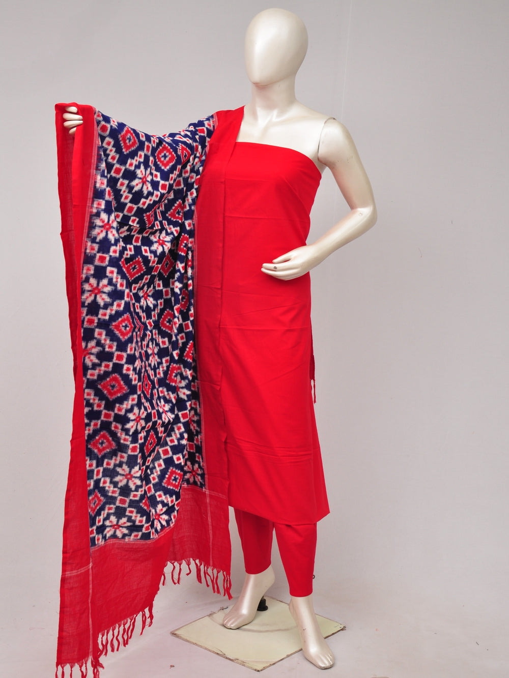 Double Ikkat Dress Material   [D80529048]