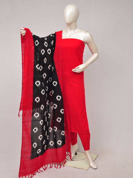 Double Ikkat Dupatta Dress Material     [D80608240]