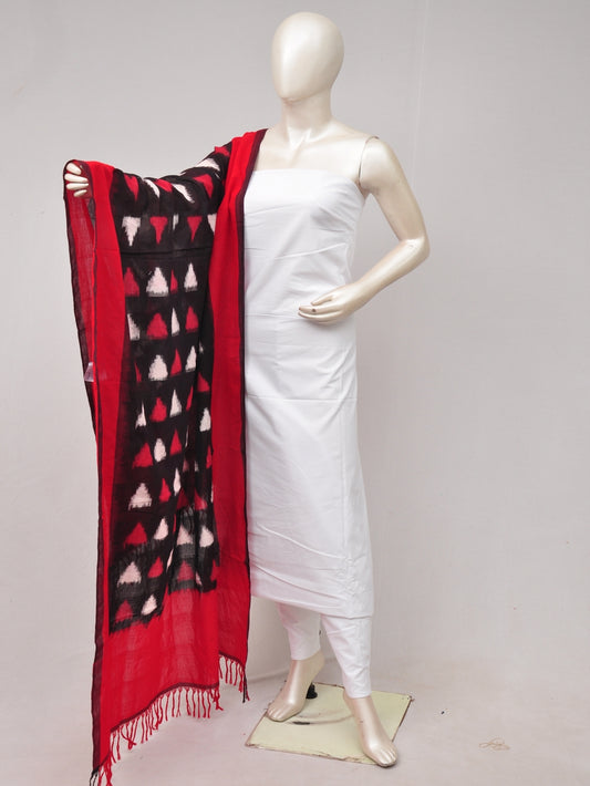 Double Ikkat Dupatta Dress Material  [D80608251]