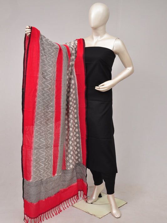 Double Ikkat Dupatta Dress Material  [D80612343]