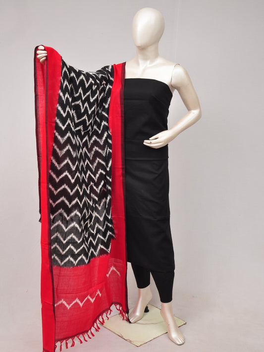 Double Ikkat Dupatta Dress Material  [D80612358]