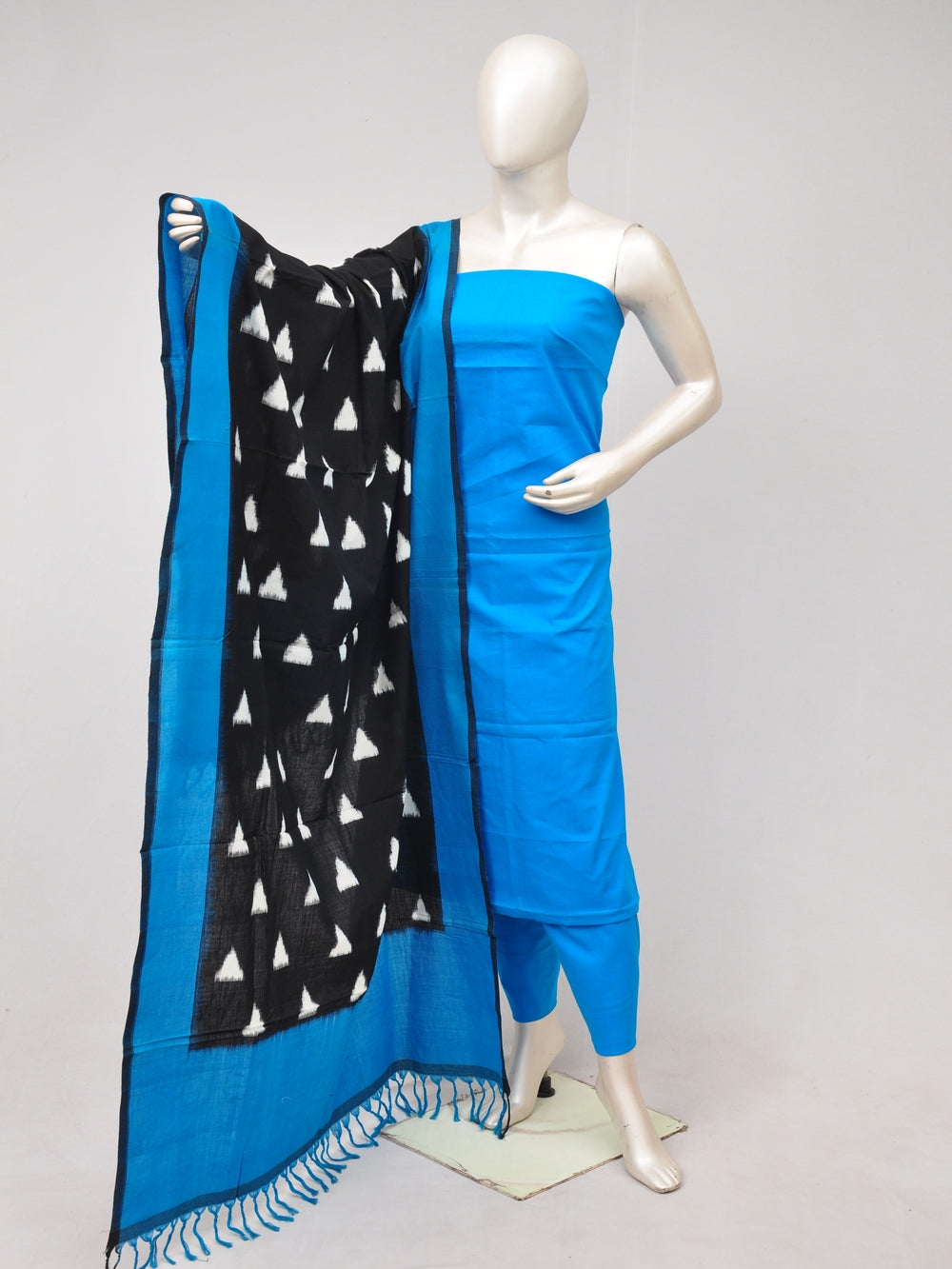 Double Ikkat Dupatta Dress Material [D80612293]