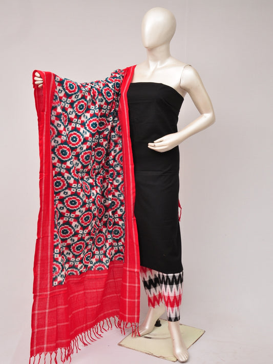 Pochampally Double Ikkat Designer Dress Material [D80703561]