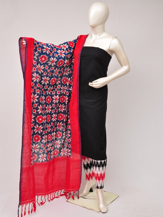 Pochampally Double Ikkat Designer Dress Material [D80703562]