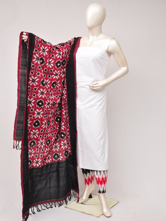 Pochampally Double Ikkat Designer Dress Material [D80703571]