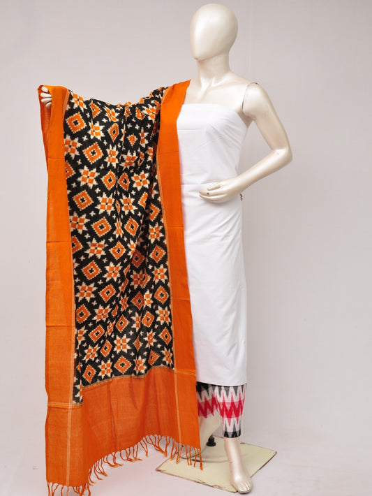 Pochampally Double Ikkat Designer Dress Material [D80703588]