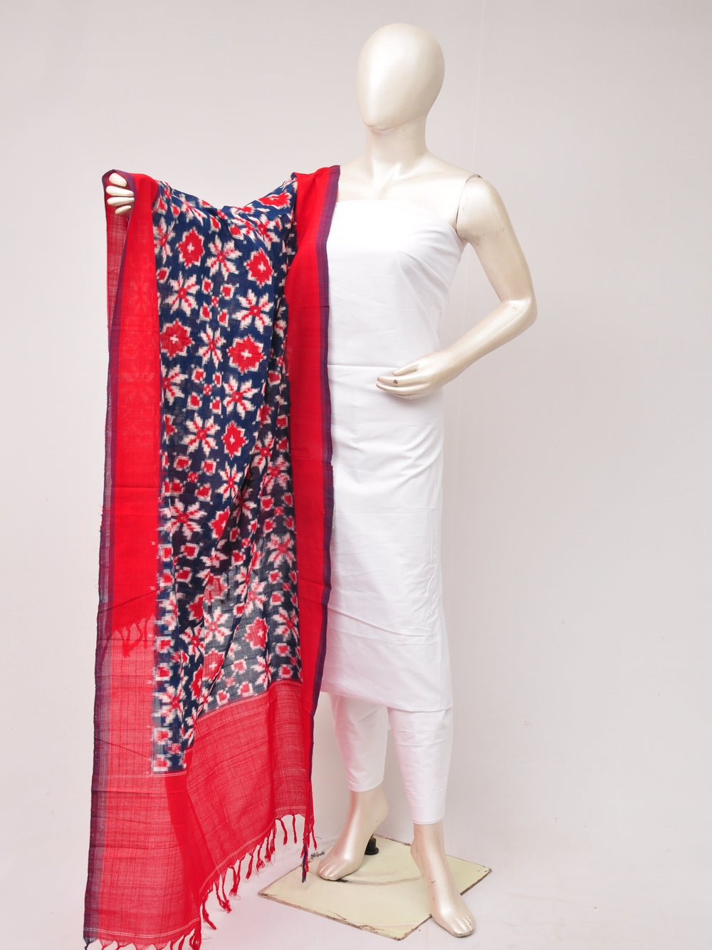 Double Ikkat Dress Material  [D80703592]