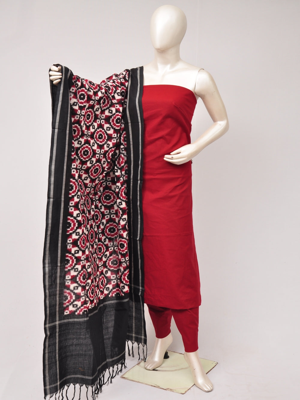 Double Ikkat Dress Material  [D80703596]