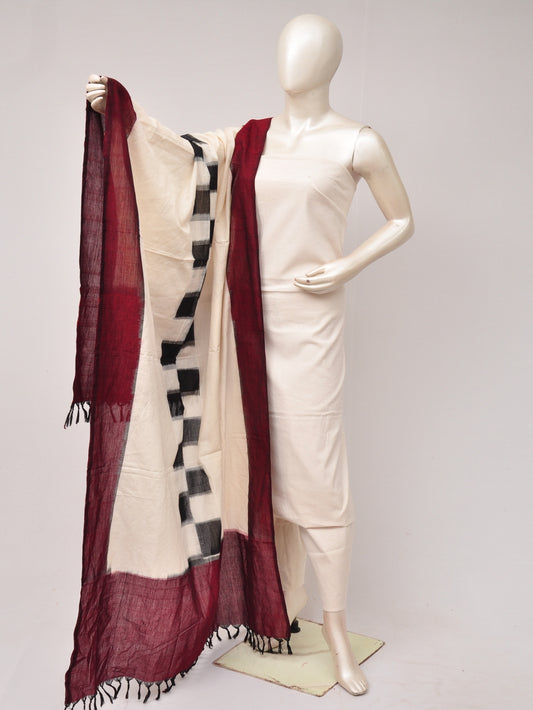 Double Ikkat Dupatta Dress Material [D80703602]