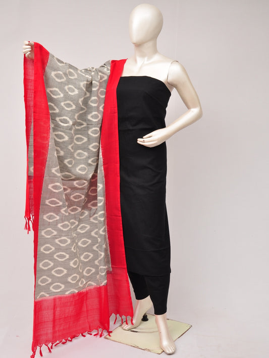Double Ikkat Dupatta Dress Material  [D80703610]