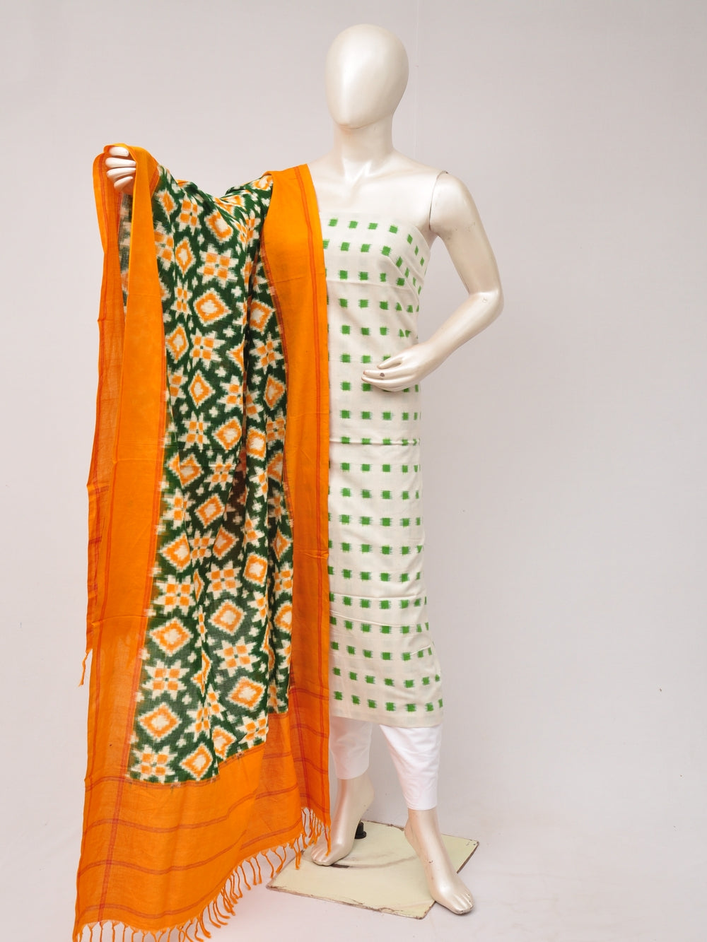 Double Ikkat Designer Dress Material [D80705678]