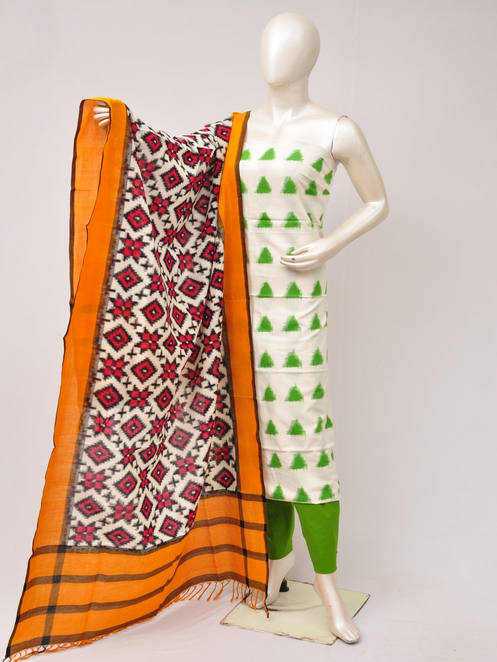 Double Ikkat Designer Dress Material [D80705681]