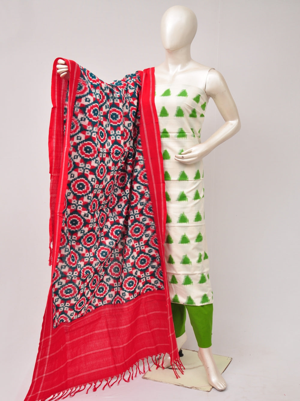 Double Ikkat Designer Dress Material [D80705684]