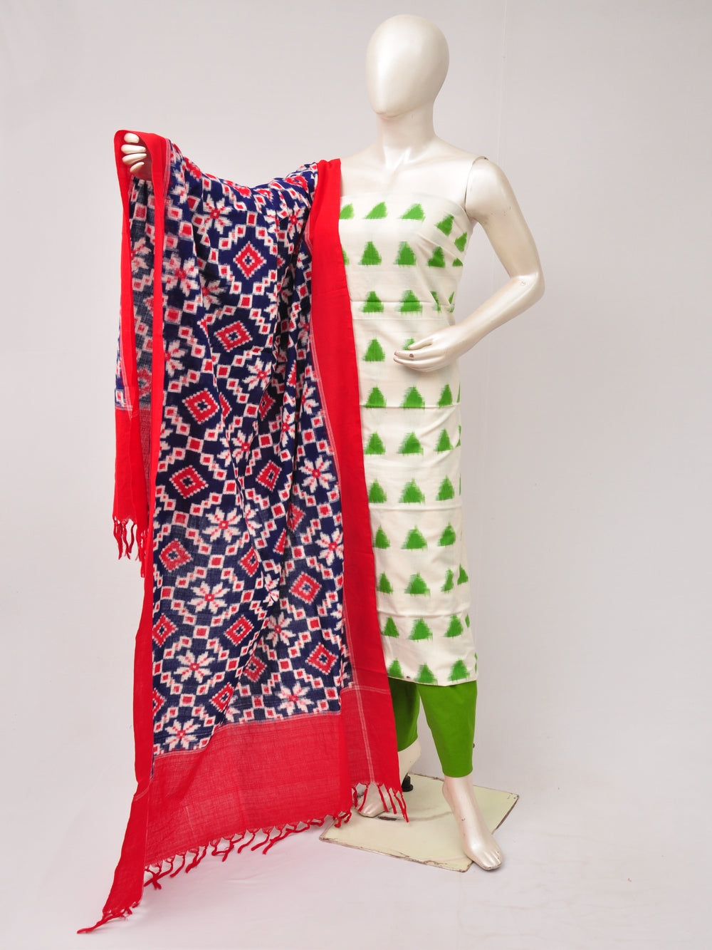 Double Ikkat Designer Dress Material [D80705685]