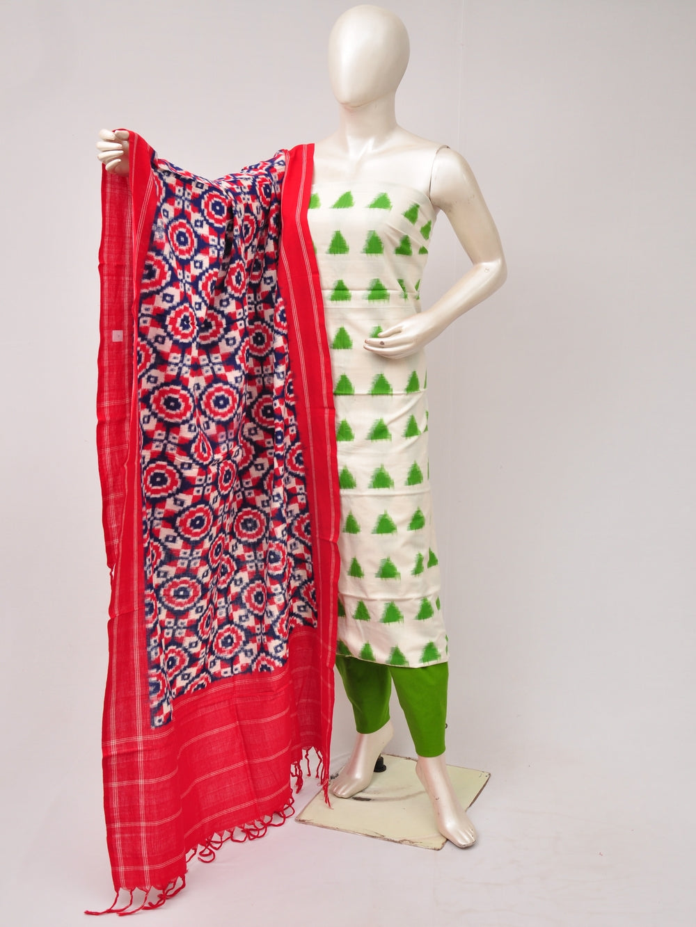 Double Ikkat Designer Dress Material [D80705687]