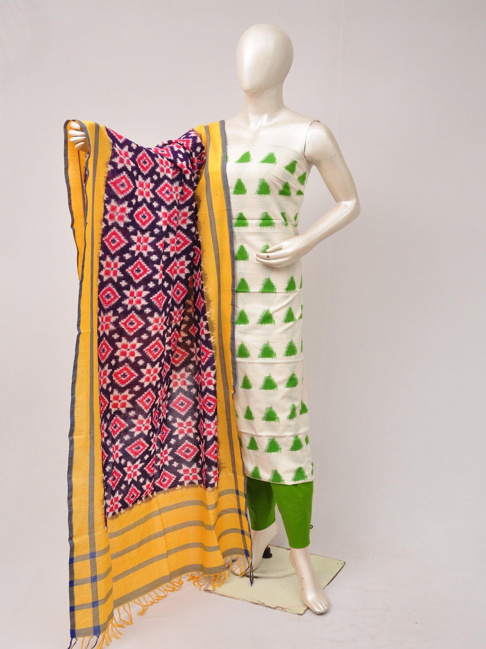 Double Ikkat Designer Dress Material [D80705688]