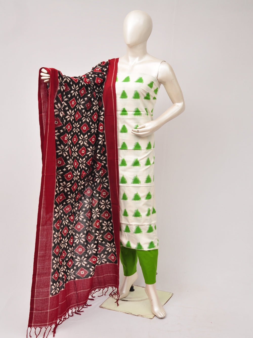 Double Ikkat Designer Dress Material [D80705689]