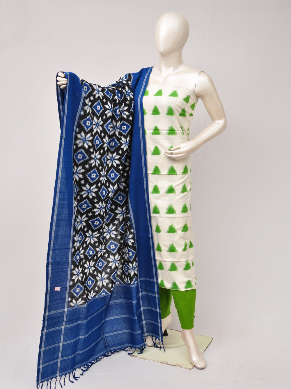 Double Ikkat Designer Dress Material [D80705690]