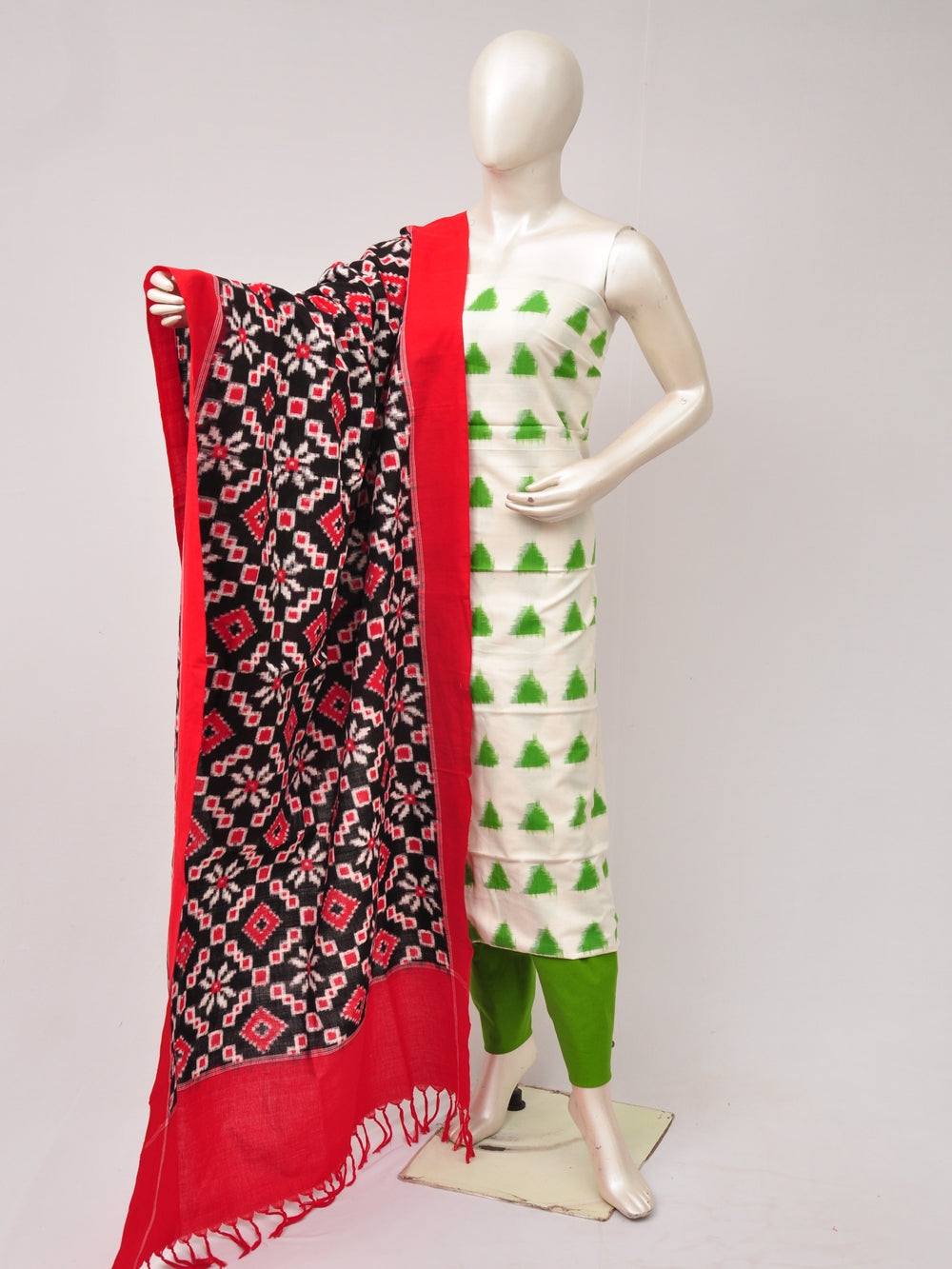Double Ikkat Designer Dress Material [D80705691]