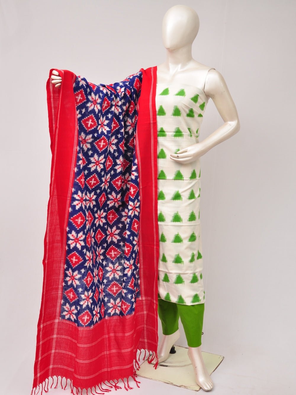 Double Ikkat Designer Dress Material [D80705693]