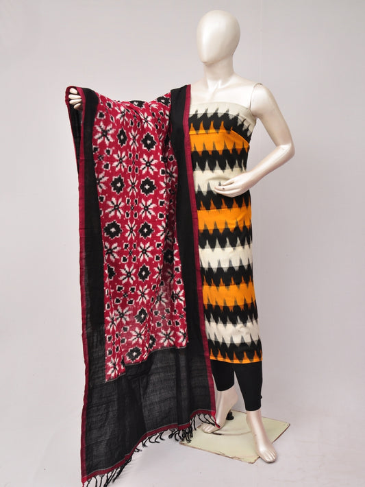 Double Ikkat Designer Dress Material  [D80705757]