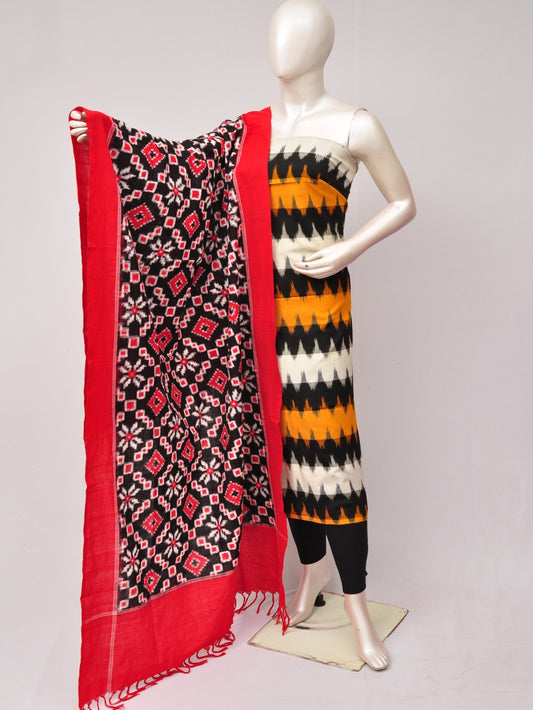 Double Ikkat Designer Dress Material  [D80705762]