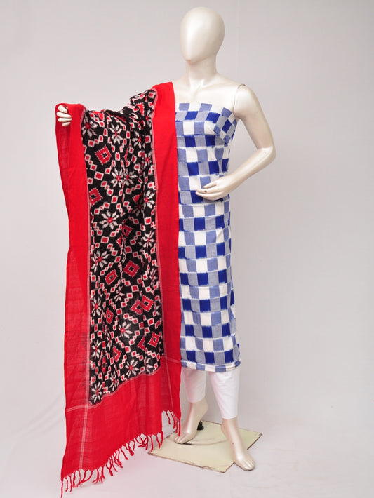 Double Ikkat Dress Material   [D80705809]