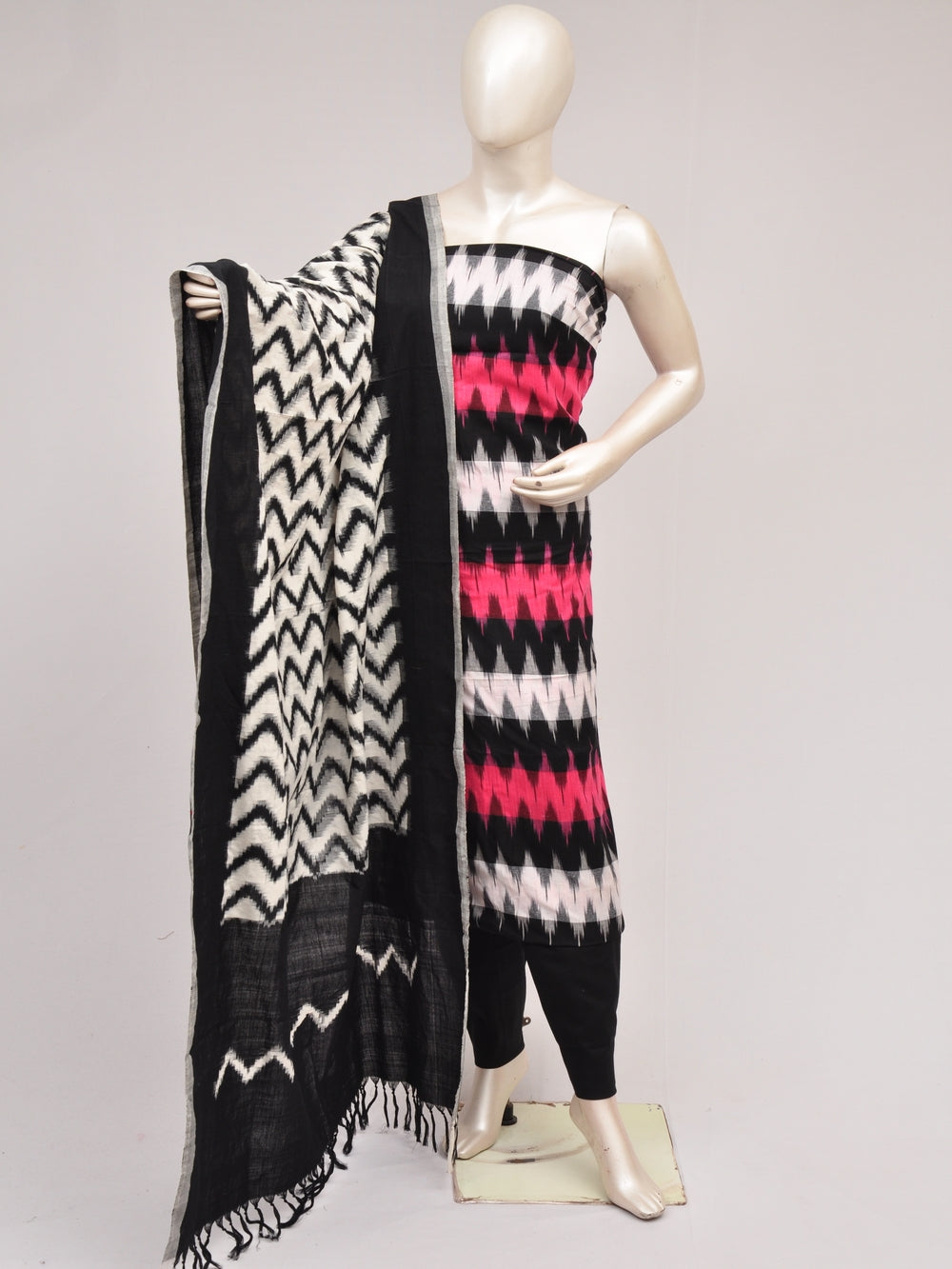 Double Ikkat Dress Material  [D80726911]
