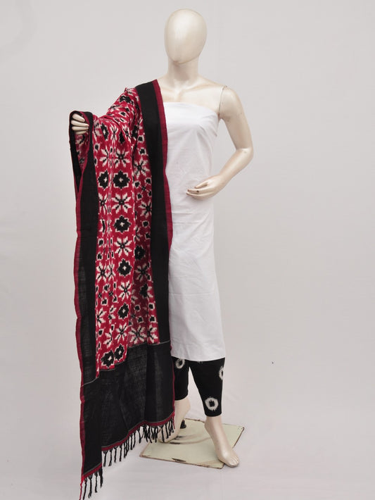 Pochampally Double Ikkat Designer Dress Material [D9090542]