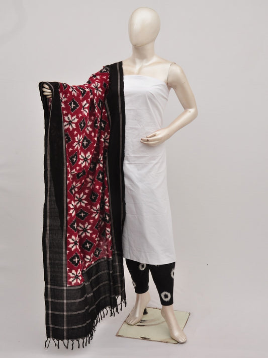 Pochampally Double Ikkat Designer Dress Material [D9090543]