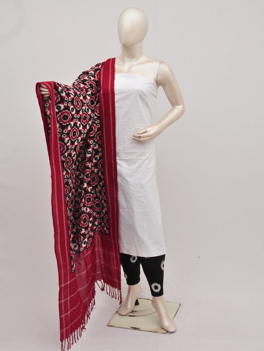 Pochampally Double Ikkat Designer Dress Material [D9090544]