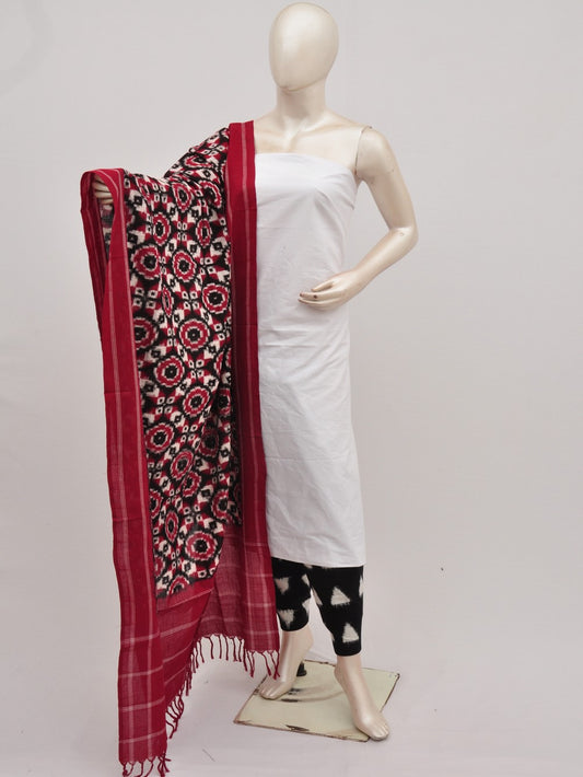 Pochampally Double Ikkat Designer Dress Material [D9090545]