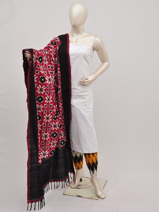 Pochampally Double Ikkat Designer Dress Material [D9090549]