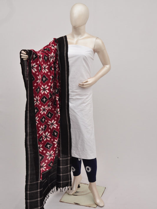 Pochampally Double Ikkat Designer Dress Material [D9090551]