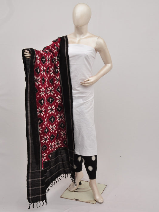 Pochampally Double Ikkat Designer Dress Material [D9090552]