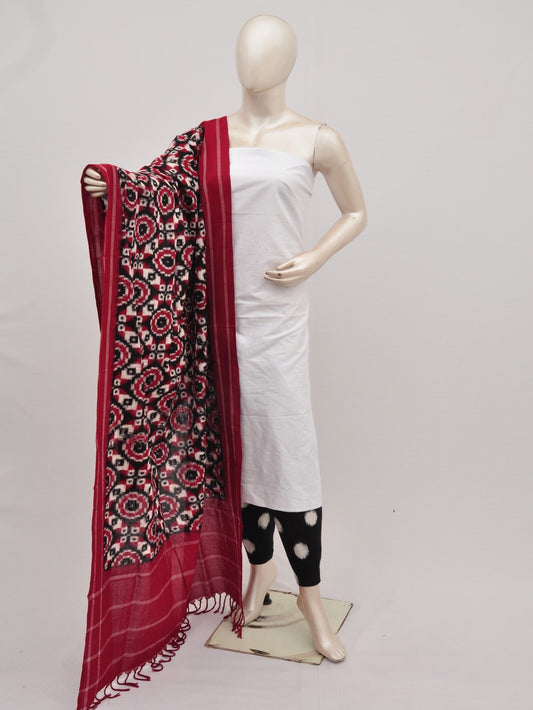 Pochampally Double Ikkat Designer Dress Material [D9090554]