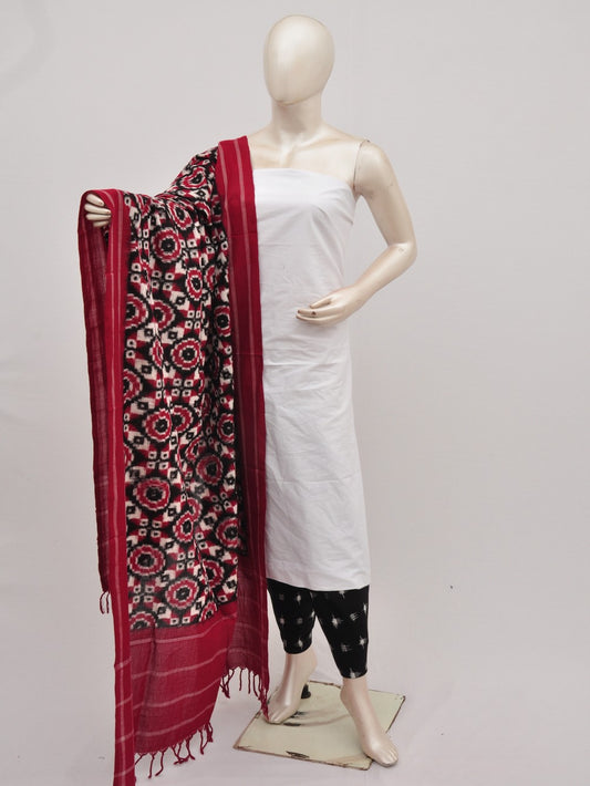 Pochampally Double Ikkat Designer Dress Material [D9090555]
