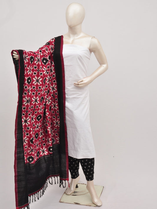 Pochampally Double Ikkat Designer Dress Material [D9090559]