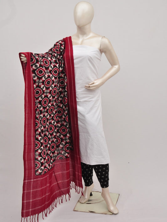 Pochampally Double Ikkat Designer Dress Material [D9090560]