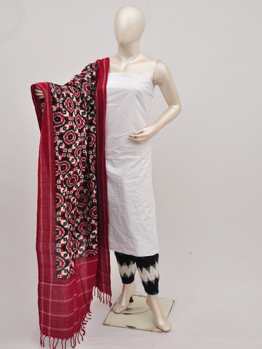 Pochampally Double Ikkat Designer Dress Material [D9090561]