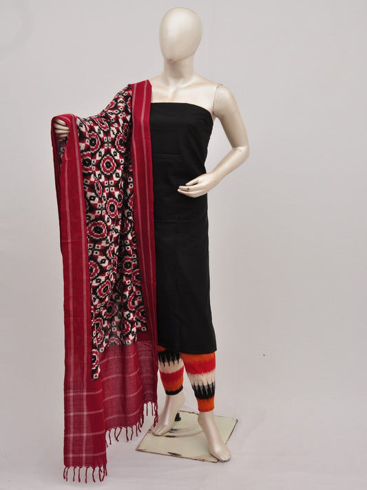 Pochampally Double Ikkat Designer Dress Material [D9090567]