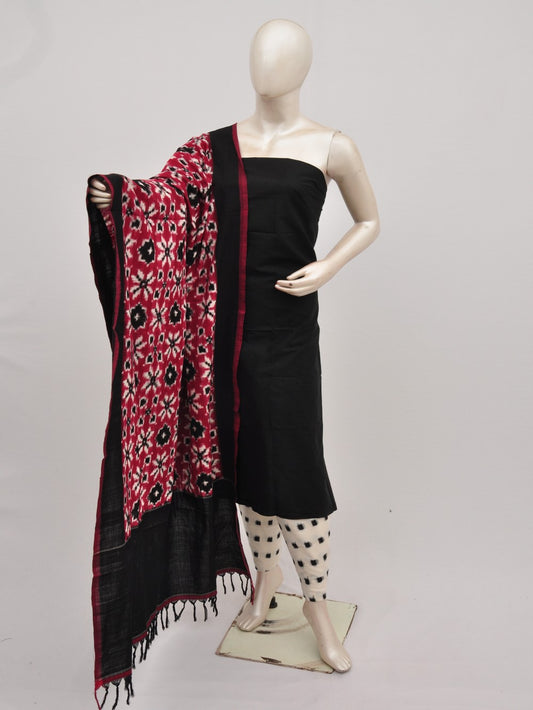 Pochampally Double Ikkat Designer Dress Material [D9090570]