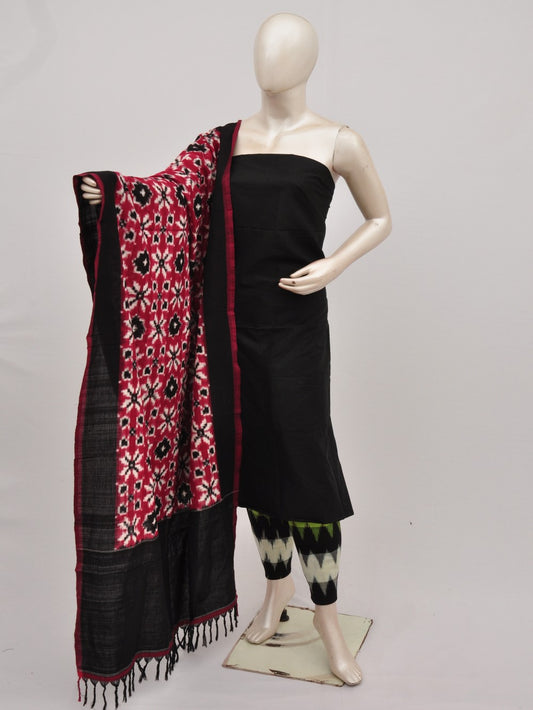 Pochampally Double Ikkat Designer Dress Material [D9090571]