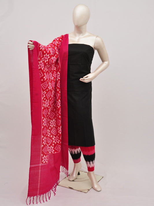 Pochampally Double Ikkat Designer Dress Material [D9090576]