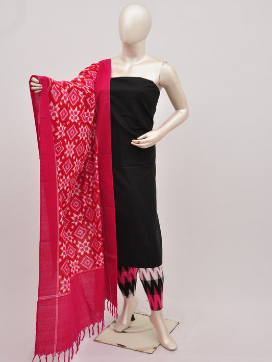 Pochampally Double Ikkat Designer Dress Material [D9090802]