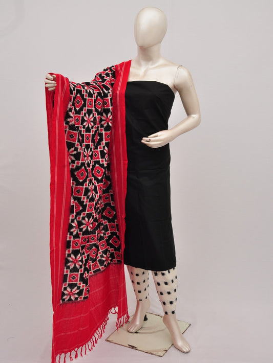 Pochampally Double Ikkat Designer Dress Material [D9090803]