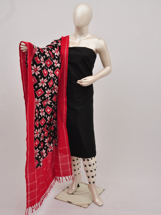 Pochampally Double Ikkat Designer Dress Material [D9090804]