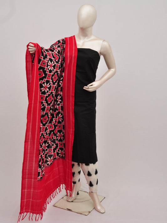 Pochampally Double Ikkat Designer Dress Material [D9090806]