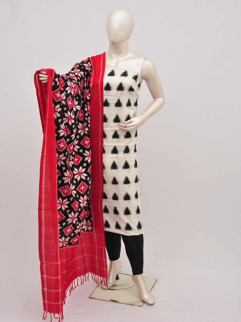 Double Ikkat Designer Dress Material [D9090814]