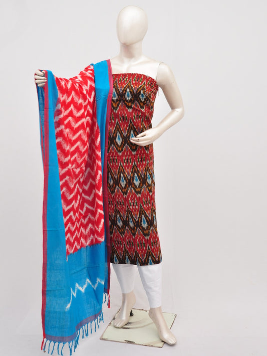 Double Ikkat Designer Dress Material [D91115016]